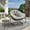 Beige, variant on Egg Shape Wicker Rocking Chair Thick Cushion Modern Lounger for Balcony and Garden Comfy Rocking Chair for Indoor and Outdoor Relaxation