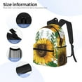 thumbnail image 5 of Lsque Sunflowers (2) Classic Casual Backpack - Large Capacity Water-Resistant Backpack for School, Work, Travel, and Outdoor Activities, 5 of 8