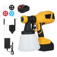 thumbnail image 1 of 20V Cordless Paint Sprayer with 3.0Ah Battery, Handheld Electric Paint Spraying Machine with 4 Nozzles & 3 Patterns 1200ml Large Capacity Paint Bottle Detachable Paint Machine for House Painting/Home, 1 of 9