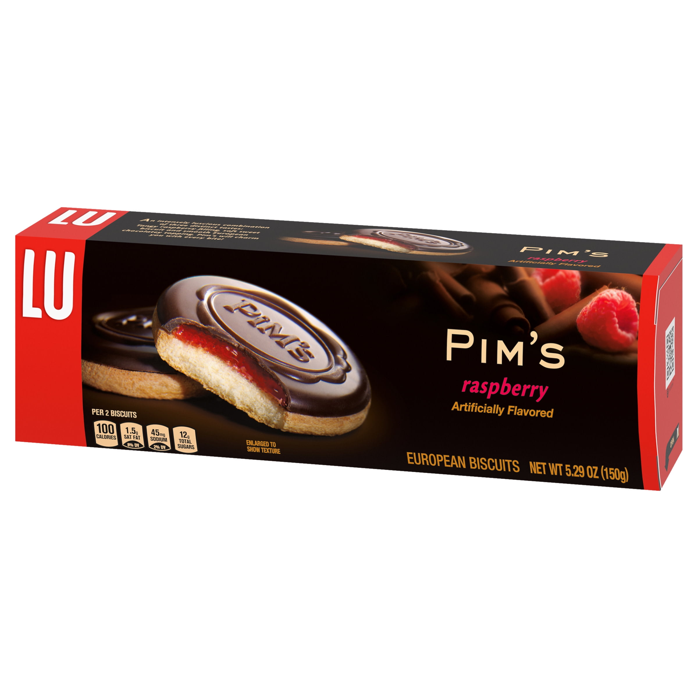 LU Pim's Raspberry European Biscuits, 5.29 oz