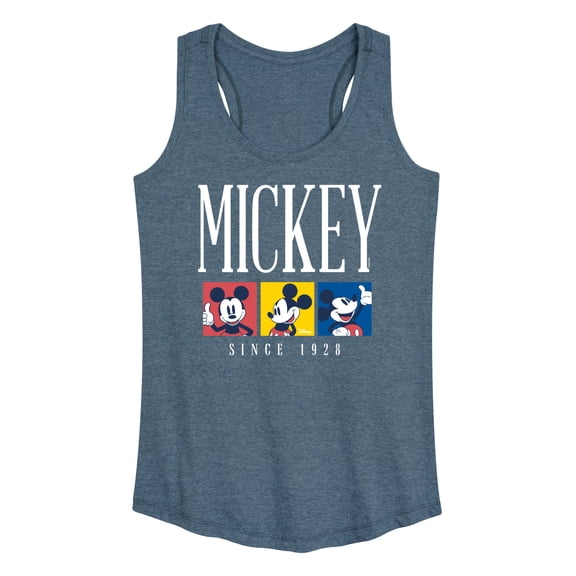 Mickey & Friends - Mickey Color Block - Women's Racerback Tank Top