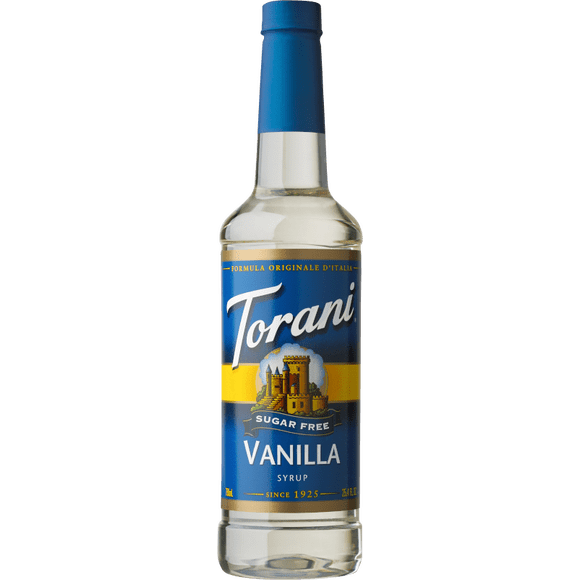 Torani Sugar Free Syrup, Vanilla, 750 mL