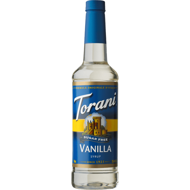 Torani Sugar Free Syrup, Vanilla, 750 mL