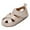 Beige, variant on Baby Boy Girl Summer Sandals, Infant Rubber Sole Closed-Toe Non-Slip Shoes Toddler First Walkers