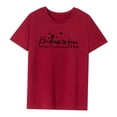thumbnail image 2 of Camiseta de mujer con cuello redondo, camiseta básica transpirable para senderismo y acampada M, 2 of 7