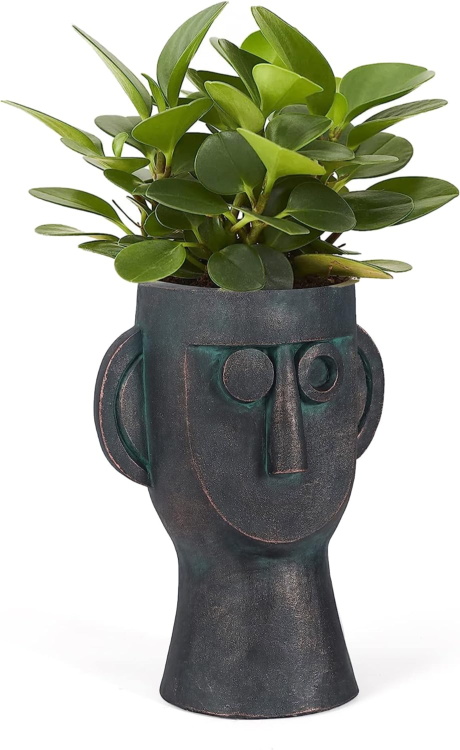 Easter Island Statue Planter 15 Inches Height Face Head Planter Yard