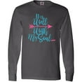 thumbnail image 3 of Inktastic It is Well with My Soul Pink Arrow Long Sleeve T-Shirt, 3 of 5