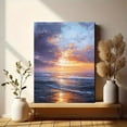 thumbnail image 6 of UXIEQU Sunset Seascape Canvas Wall Art 15.75x11.81 Inches, 6 of 8