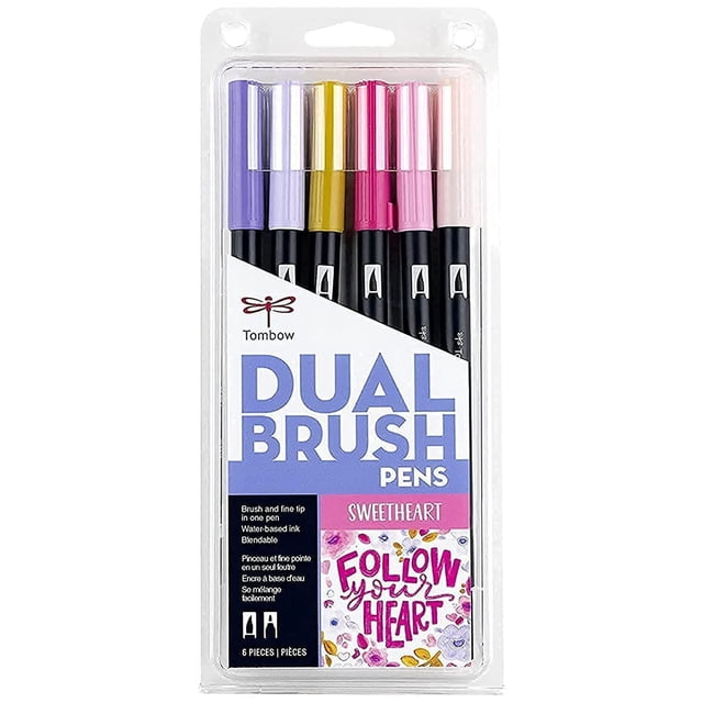 Plumones Artísticos Tombow Sweetheart Dual Brush para Retrato