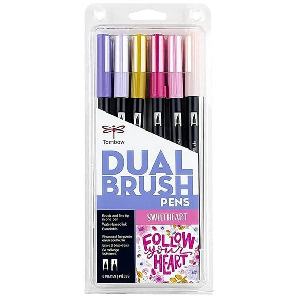 Plumones Artísticos Tombow Sweetheart Dual Brush para Retrato
