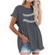 thumbnail image 1 of Camiseta de manga corta estampada casual para mujer OAVQHLG3B Store  lin121212, 1 of 4