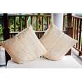 thumbnail image 3 of Simply Daisy 20 in x 20 in Modern and Contemporary Yellow Geometric Polyester Throw Pillow, 3 of 3