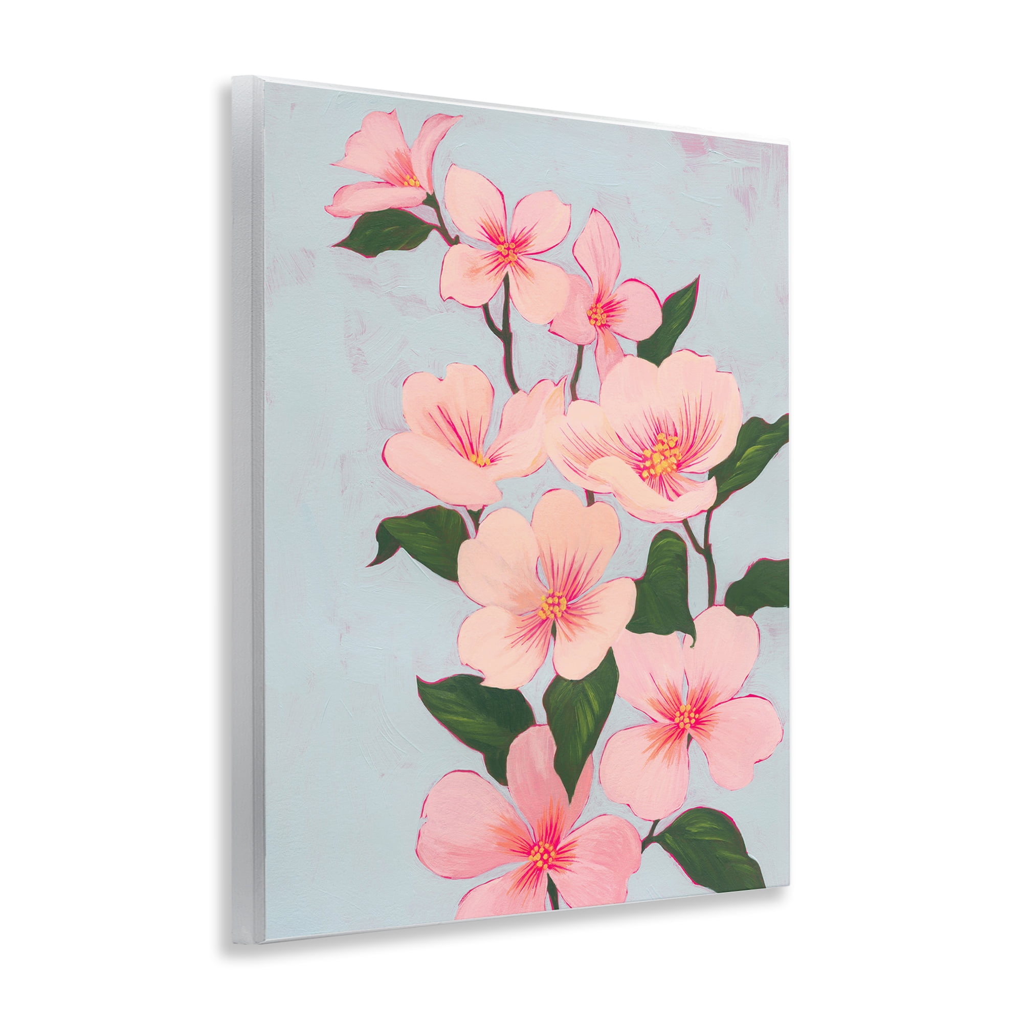 Stupell Industries Cherry Blossoms Vine Botanical & Floral Painting Unframed Art Print Wall Art, 11 x 14