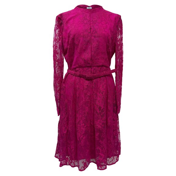 Pre-Owned Erdem Elira Lace Dress in Pink Cotton