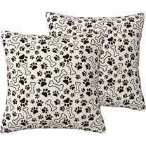 Brown Throw Pillow Covers 20x20 Inch Set of 2, Abstract Oil Painting Pillow Cases Modern Brown Art Painting Doodles Pillowcase Home Decorative Cushion Covers for Sofa Couch Bed Living Room