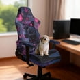 thumbnail image 2 of TSOVTHRID Panther Butterfly Black Print 4 PCS Gaming Chair Covers Stretchable Computer Chair Cover with Armrest Slipcovers Anti-Slip Universal Rotating Armchair Covers, 2 of 7