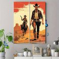 thumbnail image 4 of Wild West Cowboy Canvas Prints/Wall Art，Suitable for Living Room， Bedroom， Office， Dining Room， and Bar Decoration., 4 of 8