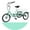 Cyan, variant on ABORON 16 inch Tricycle Trikes for Beginner Riders, Single Speed 3 Wheel Bikes, Low Step Through Three-Wheeled Bicycles with Rear Basket