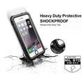 thumbnail image 4 of iPhone SE 2022 2020 Waterproof Case, iPhone SE 3rd 2nd Gen Case Waterproof, Allytech IP68 Waterproof Build-in Screen Protector Full Protection Case Cover for Apple iPhone SE 2022/2020, Black, 4 of 7