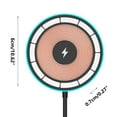 thumbnail image 3 of Wireless Charger Stand 15W Transparent Magnetic Absorption Wireless Charger Is Suitable for Mobile Phone,Atmosphere Light Emitting Wireless Charger,Safe and Fast Wireless Charger, 3 of 9