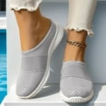 thumbnail image 2 of IUJSOY Walking Shoes Women Soft Sole Sneakers Slip on Mules Shoes Slides for Women Casual Flats, 2 of 7