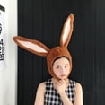 thumbnail image 3 of Women/Girls Bunny Ears Hat, Winter Cute Warm Headgear Hat Birthday Christmas Gift 1Pc, 3 of 8