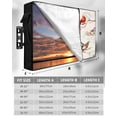 thumbnail image 7 of Outdoor TV Cover 40 to 43 Inch Weatherproof, Vintage Birds Flower Waterproof TV Screen Protector for Outside Decor with Zipper and Pocket 40"L x 25"H , Farmhouse Spring Flower, 7 of 7