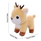 thumbnail image 3 of Peluche de ciervo navideño, lindo mini ciervo, animal del bosque, ideal para decoración navideña, regalo de cumpleaños infantil., 3 of 6