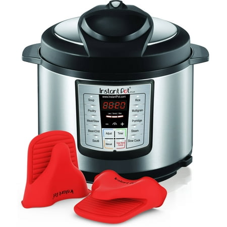 Instant Pot IP-LUX60-ENW Stainless Steel 6-in-1 Pressure Cooker with Mini Mitts