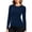 Navy, variant on BXJX Womens Thermal Tops Long Sleeve, Stretchy Slim Fit Crew Neck Layering Shirts Black Size S-2XL