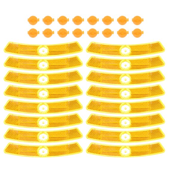 16 Pcs Bicycle Wheel Spoke Reflector Night Safety Riding Bikes Warning Light Reflector Bikes Decoration Accessories For Mountain Road Bikes