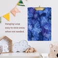 thumbnail image 6 of Acrylic Writing Board Gold 12.5*9 Inch Clipboards Transparent Acrylic Material Suitable For Office Classroom Teachers Fashion Bloggers Stationery Enthusiasts Lovely Blue Snowflakes, 6 of 9