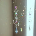 thumbnail image 3 of D Crystal Wind Chime Sun Catcher Diamond Prisms Pendant, 3 of 5