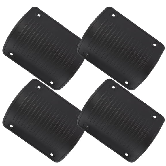 CTIRCHIU Black Plastic Luggage Edge Protectors 4-Pack Corner Guards