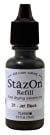 StazOn 2.5\"x 3.75\" Large Jet Black Solvent Ink Pad