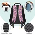 thumbnail image 6 of KUIFORTI Pink Sakura Cat Children's Backpack 17 Inch Fashion Bookbag for Girls with Side Pockets Adjustable Straps Suitable for Elementary Middle School Back to School Gifts, 6 of 7