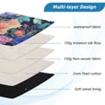 thumbnail image 3 of FORMRS 15-15.6 inch Laptop Sleeve Case Soft Carrying Quilted Computer Bag Cover, Puprle Ethereal Floral Harmony, 3 of 7