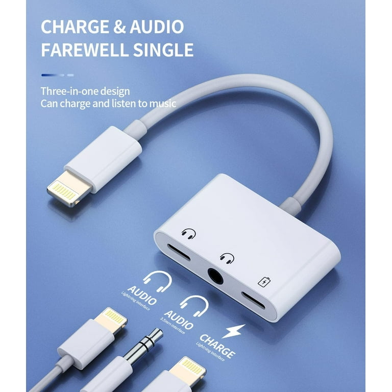 Iphone Headphone Adapter Apple Splitter Lightning Buy KP Original