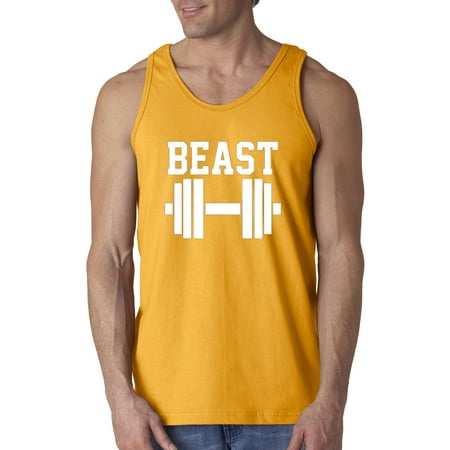 Avoir Images New Way New Way 003 Men S Tank Top Beast Dumbbell Couple Humor actualisé par