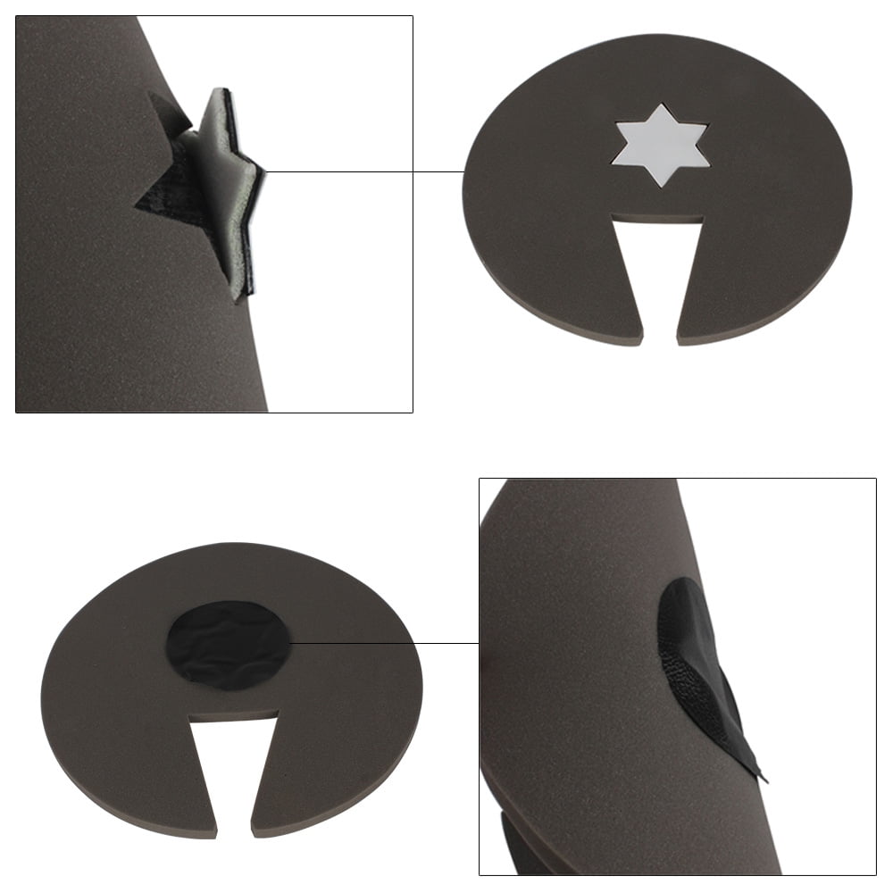 ZkinC 10Pcs Bass Snare Drum Sound Eliminate Quiet Mute Drumming Practice Pad Set Indoor Entertainment Accessories Black ZkinC 10Pcs Bass Snare Drum Sound Eliminate Quiet Mute Drumming Practice Pad Set Indoor Entertainment Accessories Black