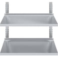 thumbnail image 5 of Four-Tier Stainless Steel Wall Mount Shelf | Heavy-Duty Metal Shelving for Kitchen, Garage, Pantry, Closet, and More (16 in. x 36 in. Two-Tier), 5 of 9