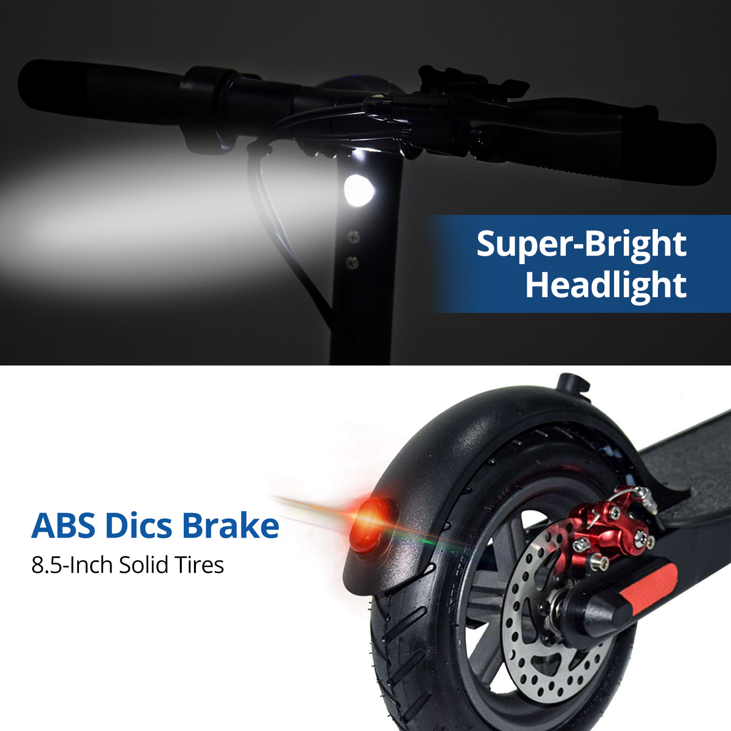 iDeaPLAY H85B Kids Kick Scooter, High-Speed Scooter 250W Motor 15.5 Miles Long Mileage, Portable Folding Design Commuting Motorized Electric Scooter Bike for Kids Adults