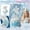 3, variant on Shining Snowflake Number Birthday Candle, Winter Theme Digital Cake Topper for Party, Charming Numeral Candle for Birthday Celebration Cake Decoration,A