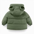 thumbnail image 4 of WXFAZCVU Baby Quilted Jacket with Hood Bear Ears Outwear Boys Girls Warm Winter Clothes Size 3-4 Years, 4 of 4