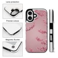 thumbnail image 3 of Compatible with iPhone 11 12 13 mini 14 15 16 Pro Max Plus Wallet Case with Card Holder, PU Leather Kickstand Card Slots Case ( Cherry Blossom, iPhone 15 Plus), 3 of 7