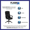 thumbnail image 3 of Scranton & Co Modern Comfortable Office Chair in Black with Arms, 3 of 7
