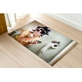 thumbnail image 5 of Modern Rug, Contemporary Rug, Woman Sitting On Toilet Rugs, Gift Rugs, Fashion Girl Rugs, Luxury Rug, Step Rug, Personalized Rug, Toilet Rug, 2.6'x5' - 80x150 cm, 5 of 7