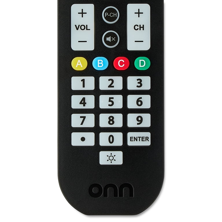 onn Universal 6-Device Remote, Black photo 5