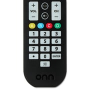 onn Universal 6-Device Remote, Black