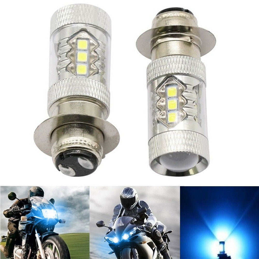 2x Headlight For Yamaha KODIAK 400 2x4 450 4x4 80W 8000K ICE Blue LED